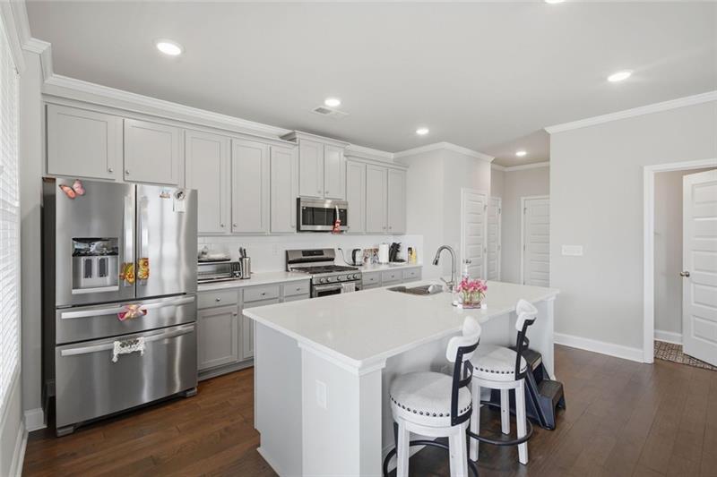 Kitchen island at 2095 Manor Pointe Drive