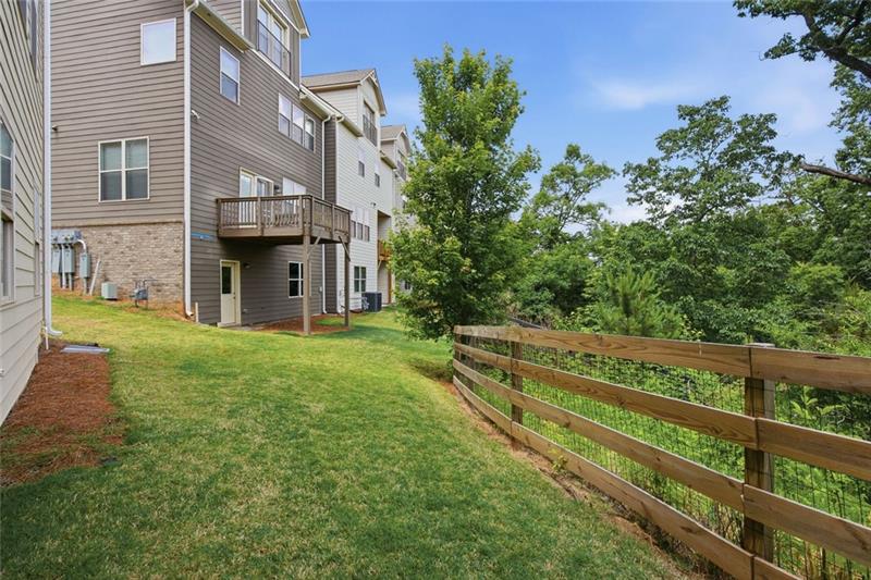 Rear yard at 2095 Manor Pointe Drive